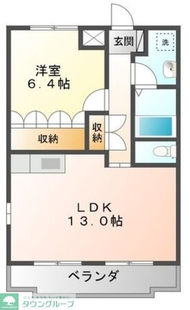 エルンテ・オーシモの物件間取画像